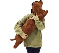 Compagno canino confortevole - Cuscino lungo in peluche a forma di Bassotto: il tuo cuscino multifunzione per abbracci, relax e riposo, decorazione da camera da letto, regali per festival 50 cm/19,68