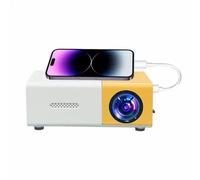 Compagno di cinema portatile, mini proiettore con supporto 1080p per serate cinema in casa e all'aperto, diverse modalità di proiezione e lu