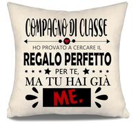 Compagno di classe Ho Provato A Cercare il regalo perfetto per te ma tu hai già me Copricuscini per compagni di classe Regalo divertente Compleanno Laurea Regalo di Natale (compagno di classe-a)