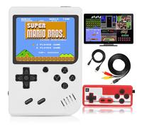 Compagno di viaggio, mini console portatile retrò con batteria a lunga durata, modalità 2 giocatori per avventure indimenticabili, buona qualità,