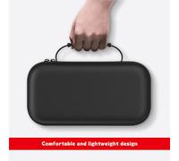 Compagno di viaggio per le tue avventure Nintendo, custodia rigida protettiva portatile e resistente per un viaggio sicuro, colore nero