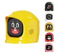 Compagno Emotivo per Cruscotto Auto, Robot Divertente di Espressione Emotiva dell'Auto, Compagno Elettronico AI Intelligente per Cruscotto, Ornamento per Interni Auto yellow