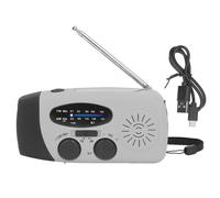 Compagno ideale per le avventure, radio meteo di emergenza a energia solare per avvisi istantanei, perfetta per il trekking e le emergenze.