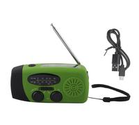 Compagno ideale per le avventure, radio meteo di emergenza a energia solare per avvisi istantanei, perfetta per il trekking e le emergenze.