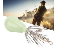 Compagno per la pesca subacquea, jig per calamari e seppie resistente alla ruggine, con rivestimento in gomma ecologica per una durata senza