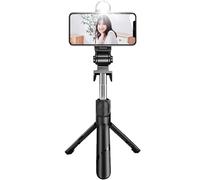 Compagno portatile per ogni momento, treppiede per smartphone versatile con angolo regolabile per riunioni di famiglia e tra amici, Bluetooth