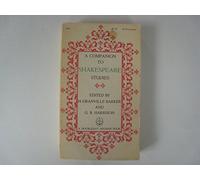 Companion To Shakespeare Studies