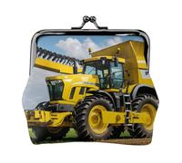 Company Farm Tractor Print Squisito Versatile Bacio Lock Coin Purse Carino Piccolo Portafoglio con Cerniera per Monete Carte
