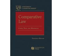 Comparative Law, Cases and Materials