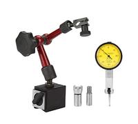 Comparatore Centesimale Digitale 0-0.8mm con Base Magnetica Regolabile, Misure di Precisione per Macchine Utensili