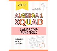 Comparing Linear, Quadratic & Exponential Functions Workbook: Guided Notes, Practice Worksheets, Answer Keys & Video Lessons