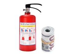 Compartimento Segreto | Scatola Portamonete Giocattolo Scherzo - Cassaforte Finta con Design a Forma di Estintore - per Casa, Viaggio, Oggetti di Valore, Contanti,