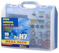 Compass 08518 lampadine auto 12 V servizio Box Mega H7 + H7 + fusibili