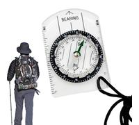 Compass Di Sopravvivenza Per Escursioni - Strumento Di Navigazione Acrilico | Compass Per Cordini Per La Della Mappa In Stile Vintage Per Zaino In Spalla, Escursioni, Campeggio, Caccia, Sopravvi