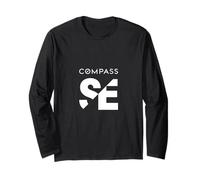 Compass Divisione Sport e Intrattenimento Logo Bianco Maglia a Manica