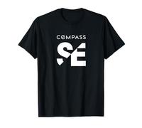 Compass Divisione Sport e Intrattenimento Logo Bianco Maglietta