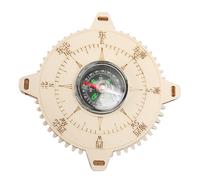 Compass Per Bambini Artigianali - Kit Di Istruzione Di Navigazione Per Studenti In Legno | Materiale Scolastico Educativo Multifunzionale Per Scienza, Esperienze Di Apprendimento E Attività Divertenti