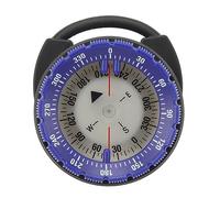 Compass subacqueo Bussola Luminosa Strumento di Navigazione Magnetica Luminosa 50 m Materiale ABS Impermeabile con Supporto per Morsetto per Tubo di respirazione per Immersioni in (Blu)