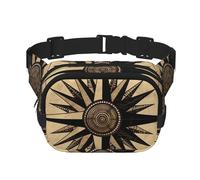 Compass Wind Road Map Marsupio marsupio piccolo alla moda a tracolla leggero marsupio marsupio per donne uomini corsa allenamento escursionismo viaggi