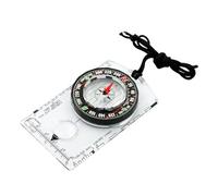 Compasses Ruler Multifunctional Water Proof Navigation Map Magnifier for Reading with Adjustable Lanyard