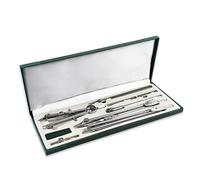 Compassi per tracciare 9 pezzi Set di strumenti di geometria matematica Set di strumenti di disegno SET SET SET CON STOCCAGGIO CASO DI STOCCAGGIO Forniture scolastiche Strumenti di misura