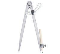 Compassi per Tracciare Grande Compasso Geometrico con Portamatite Professionale Regolabile Marcatore Punte per Cerchi Disegno Tecnico Lavorazione del Legno 20cm