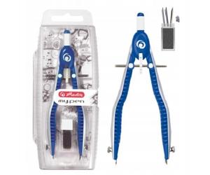 Compasso balaustrone blu/bianco con mine