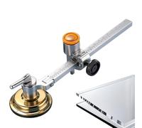 Compasso Da Taglio,Preciso Regolabile con - Taglierina A Compasso In Lega - Per Progetti Artistici Fai Da Te Installazione Specchi Finestre E Riparazioni