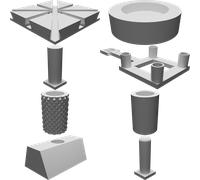Compasso di Archimede 4 Assi Giocattolo Educativo Matematica Stampato 3D