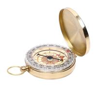 COMPASSO DI CAMION - 4.72*1.97*0.47in Vintage Style Brass Pocket Compass | Compass militare impermeabile | Portatile per la navigazione di navigazione per il campo Zaino e la navigazione