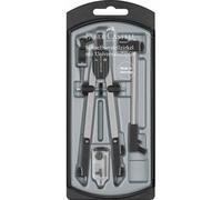 Faber-castell 174045 - Bussola di regolazione rapida con adattatore Anniversale + prolunga e accessori