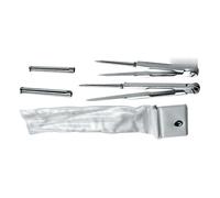 Compasso ottone cromato 180 mm - 1 PZ Osculati - 26.142.61 - 2614261