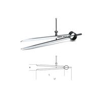 COMPASSO PER TRACCIATORI IN ACCIAIO 300 MM APERTURA MAX 280 MM 1680C/200