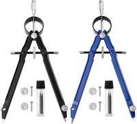 Compasso Professionale, 2 Pezzi Professionale Bussola Scuola Di Precisione Di Re