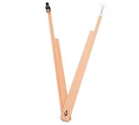 Compasso Scuola Media in Legno di Faggio, Regolabile | Lavagna e Stoffa, Supporto per Penna Gesso o Pennarello, Stabile per Disegno Tecnico