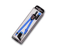 Compasso set 3 pezzi linea "Fluo" Blu