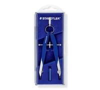 Compasso Staedtler Mars comfort 556 blu acciaio inox con ricambi inclusi