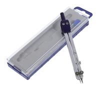 Compasso Zinco per Professionale Lega in Argento Disegno Tecnico | Alta Precisione per Disegno e Esami, Struttura Nucleo, Confezione Singola, Standard Industriale