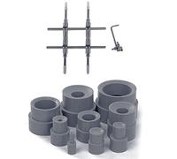 Compasty 1 Set Strumento Rimozione Chiave Inglese per Riparazione Chiave Obiettivo e Kit Strumenti Riparazione Obiettivo 9 Pezzi per la Rimozione ' della Fotocamera DSLR