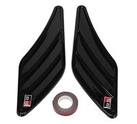 Compasty 2 pezzi ABT Decalcomanie adesive di branchie laterali per A5 S5 A4 B8 B6 A6 A3 R8 - ABT autoadesivo, nero
