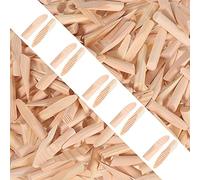 Compasty 200 Pacchetti di Tappi Foro Tasca Tasselli in Legno Modello di Foro Tasca Tappi di Legno di Qualità Pittura Tappi Hardware di Riempimento Foro di Legno