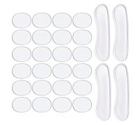 Compasty 28 Pezzi Ammortizzatori Tamponi Gel Silenziatore in Silicone 3 Colori Tampone Smorzamento Tamponi di Sordina per Tamburi Controllo Tono
