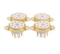 Compasty 4 pz 8 pin presa in ceramica tubo superiore vuoto valore ottale per KT88 EL34 6V6 6650 274B