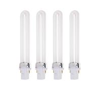 Compasty 4 x 9 W Chiodo luce UV lampadina tubo sostituzione per 36 W lampade UV indurente secco