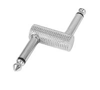 Compasty 6.35 Adattatore Plug Accoppiatore Tipo Connettore per Pedale Effetto Chitarra Adattatore Amplificatore di Alta Qualità 1/4 Pollice