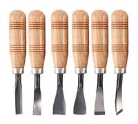 Compasty 6 Pz Coltello Da Su Legno Scultura Del Legno Scalpello Set Chip Dettaglio Forbici Da Taglio Kit Antiruggine Legno Strumenti A Mano Carpentiere per Fai da te