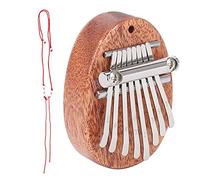 Compasty 8 Chiavi Mini Kalimba Squisita Dito Pollice Pianoforte Marimba Musical Accessorio Ciondolo