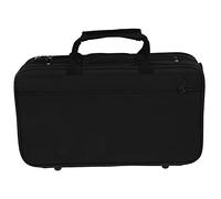 Compasty Black - Borsa portaoggetti per borsa portaoggetti in tessuto Oxford spesso e imbottito in schiuma con clarinetto protezione accessori