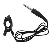 Compasty Clip acustica per chitarra universale nera sul microfono a contatto piezoelettrico