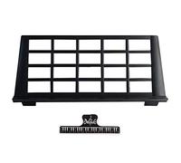 Compasty Foglio Strumento Musicale Tastiera Stand Accessori Portatile Durevole Supporto, Include 1 Pz Music Book Clip
